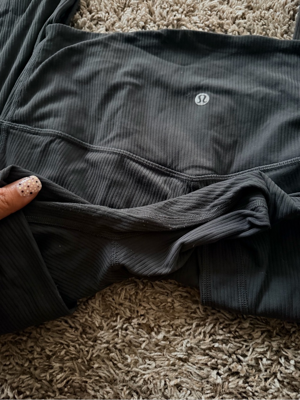 Lululemon Align Ribbed Mini Flare - Picture 2 of 4